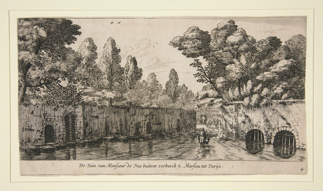 Der Garten von Monsieur de Nue in S. Marsiou, Vorort von Paris von Reinier Nooms