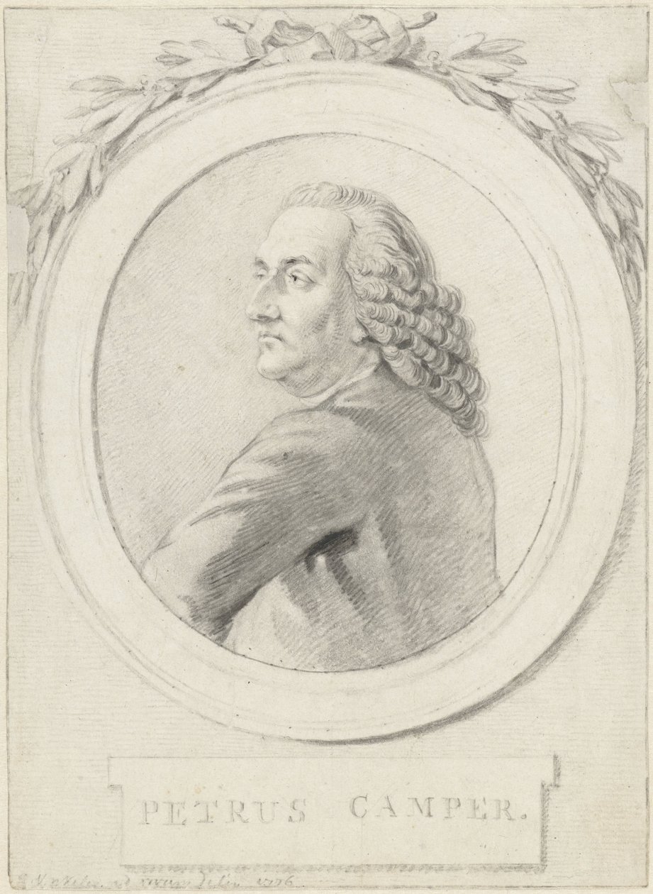 Porträt von Professor Petrus Camper von Reinier Vinkeles (I)