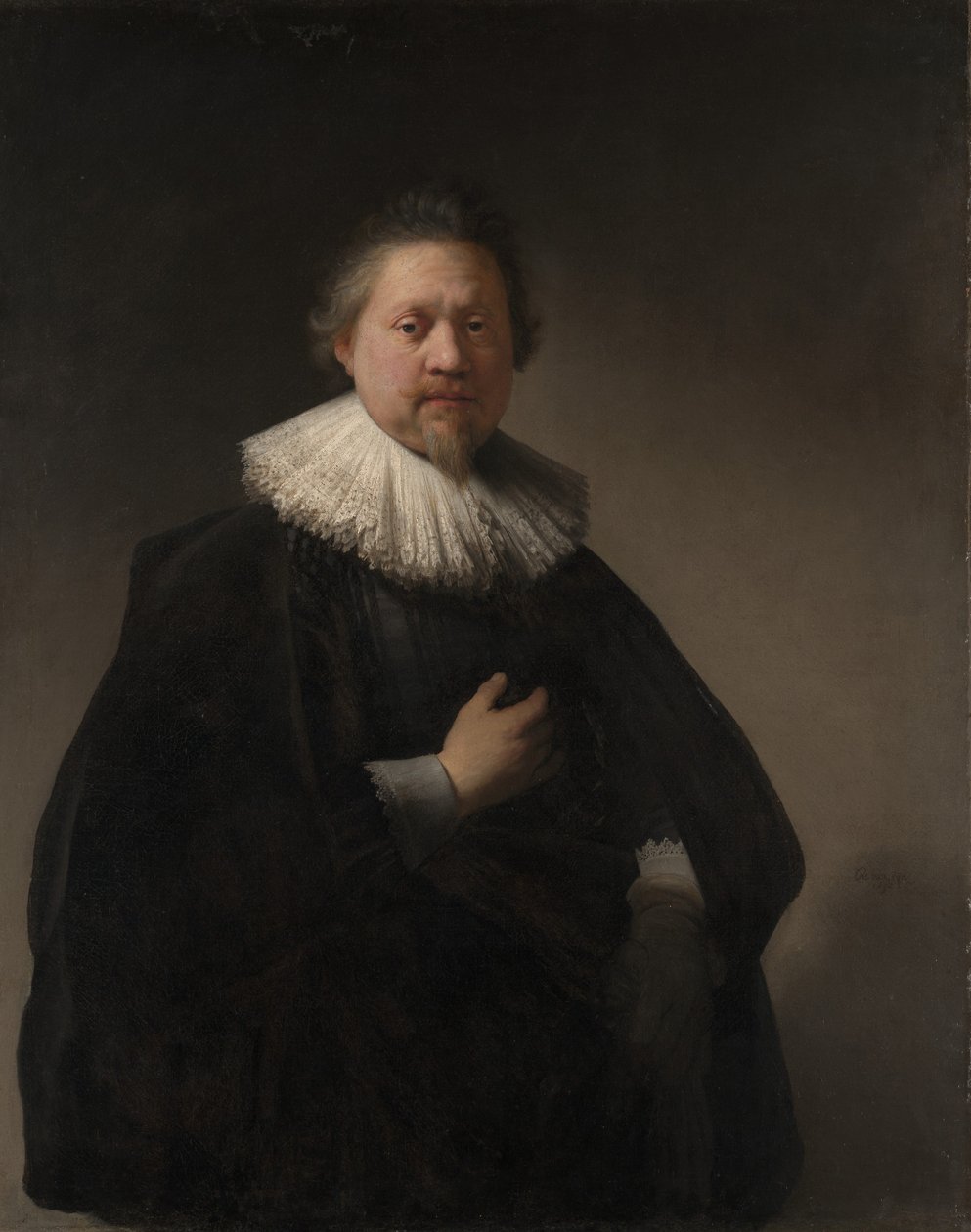 Porträt eines Mannes, wahrscheinlich ein Mitglied der Familie Van Beresteyn von Rembrandt van Rijn