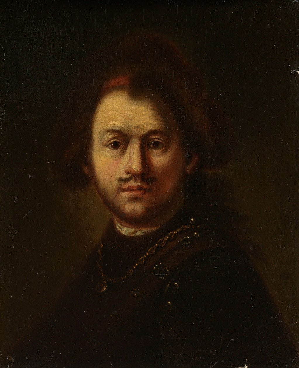 Porträt von Rembrandt Harmensz. van Rijn von Rembrandt van Rijn