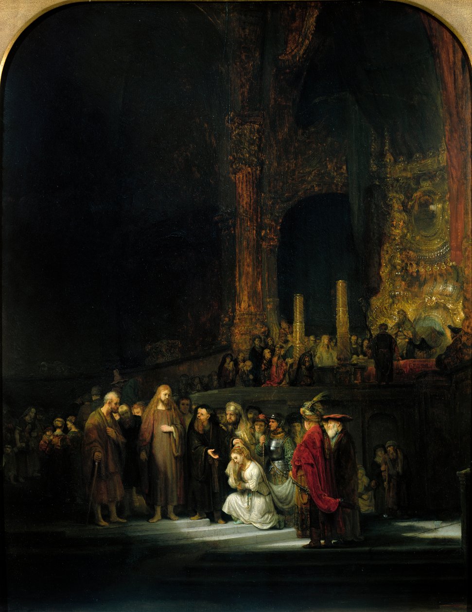 Die Ehebrecherin, 1644 von Rembrandt van Rijn
