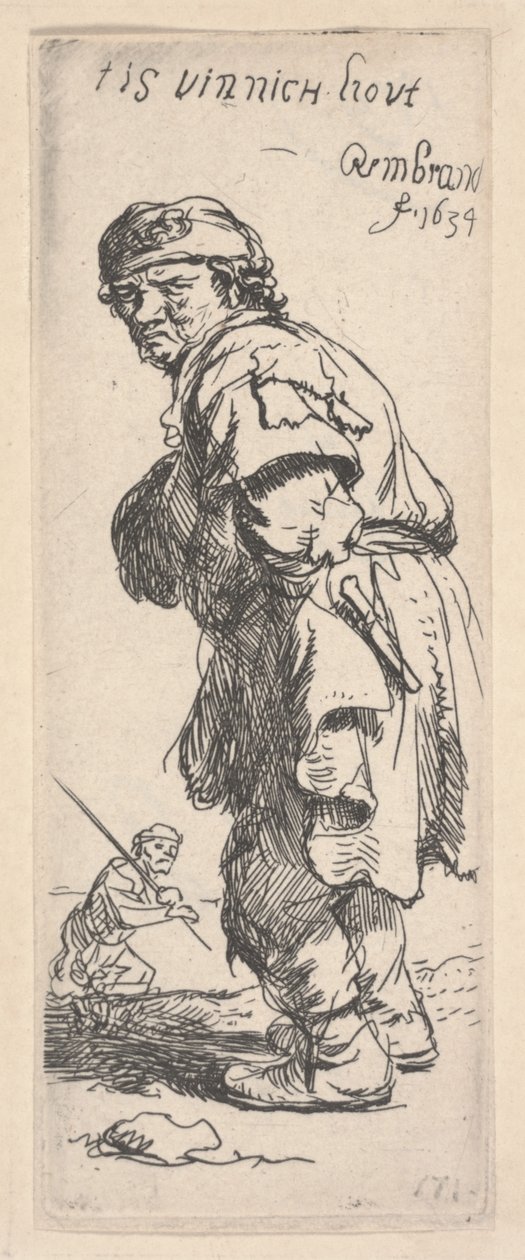Bettler spricht von Rembrandt van Rijn