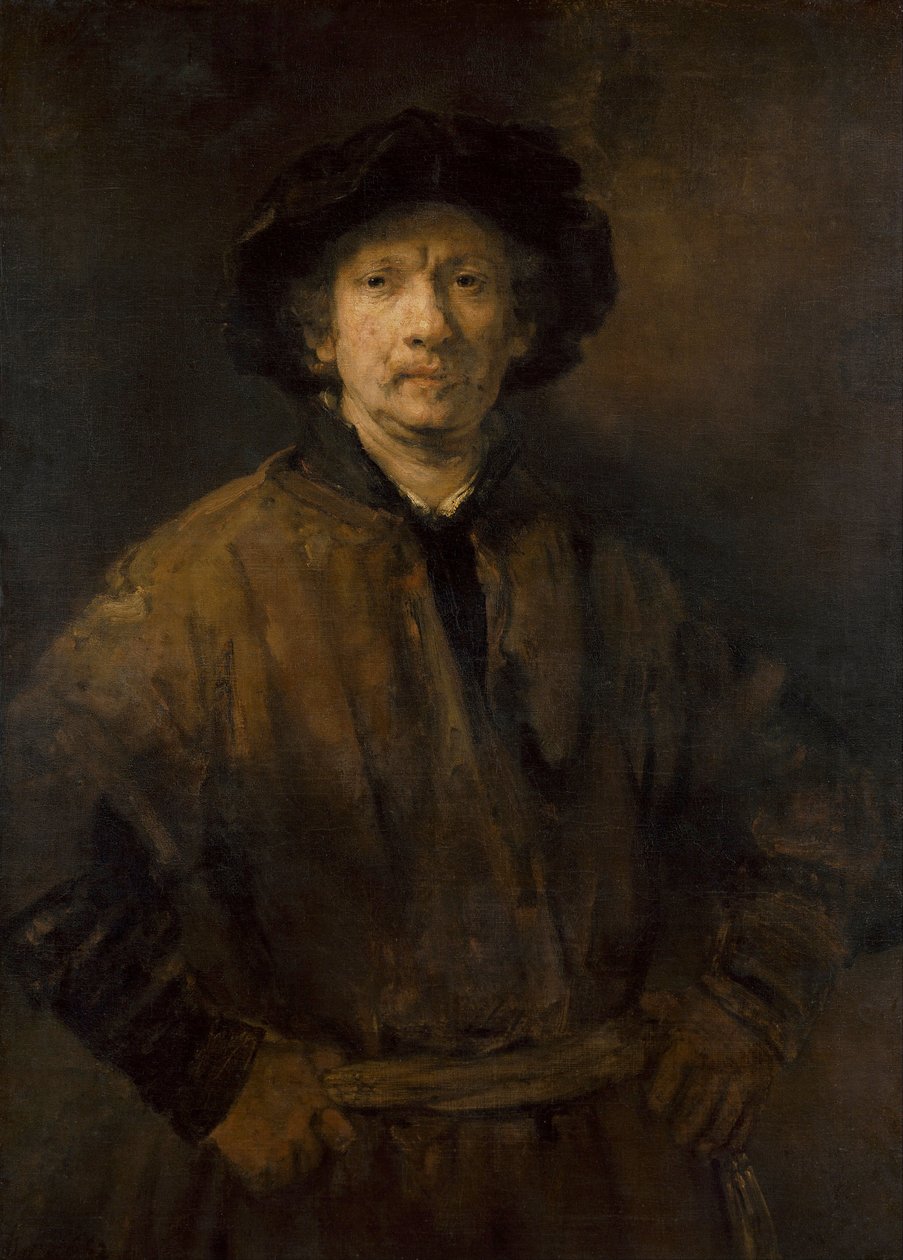 Großes Selbstporträt von Rembrandt van Rijn