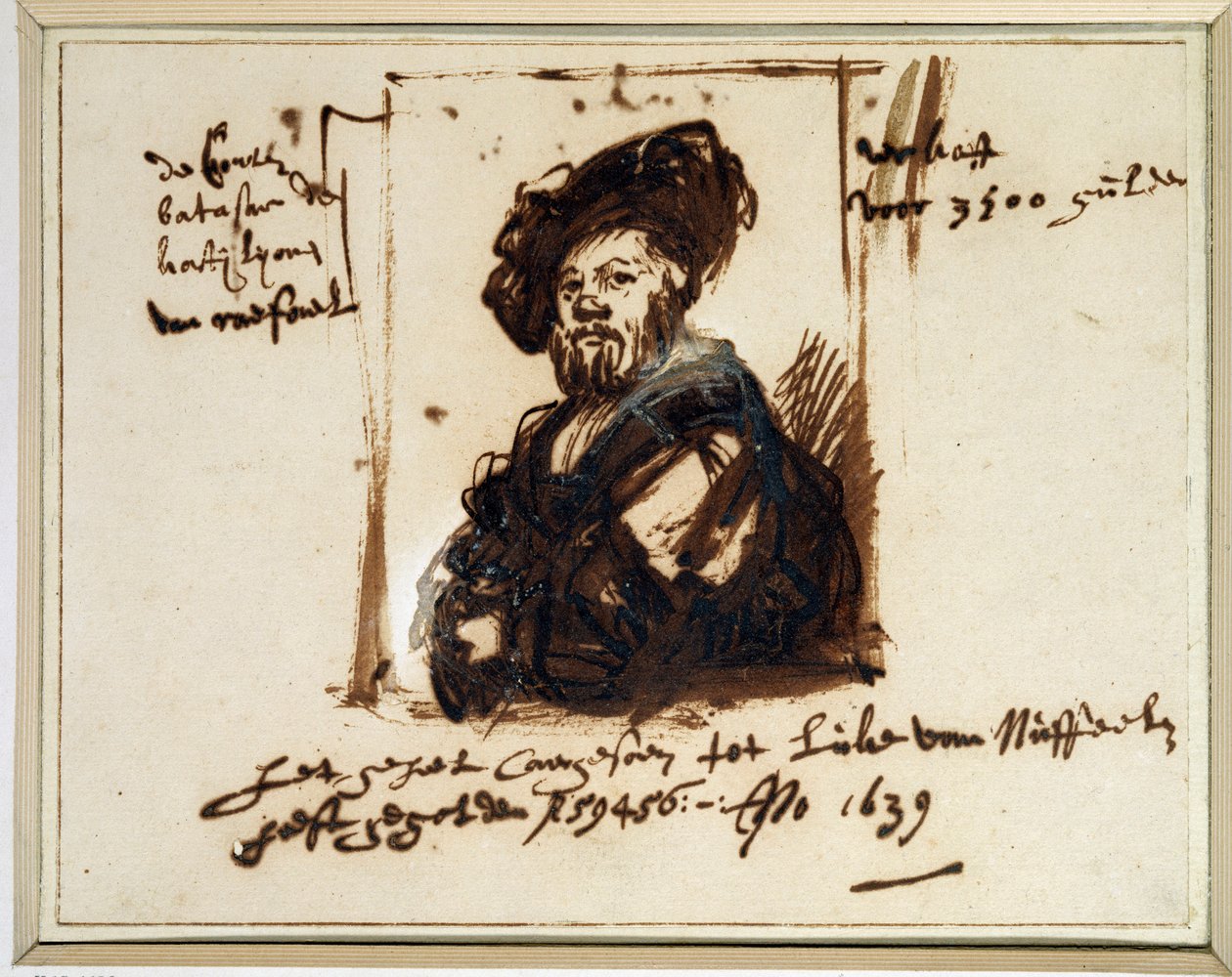 Porträt von Baldassare Castiglione von Rembrandt van Rijn