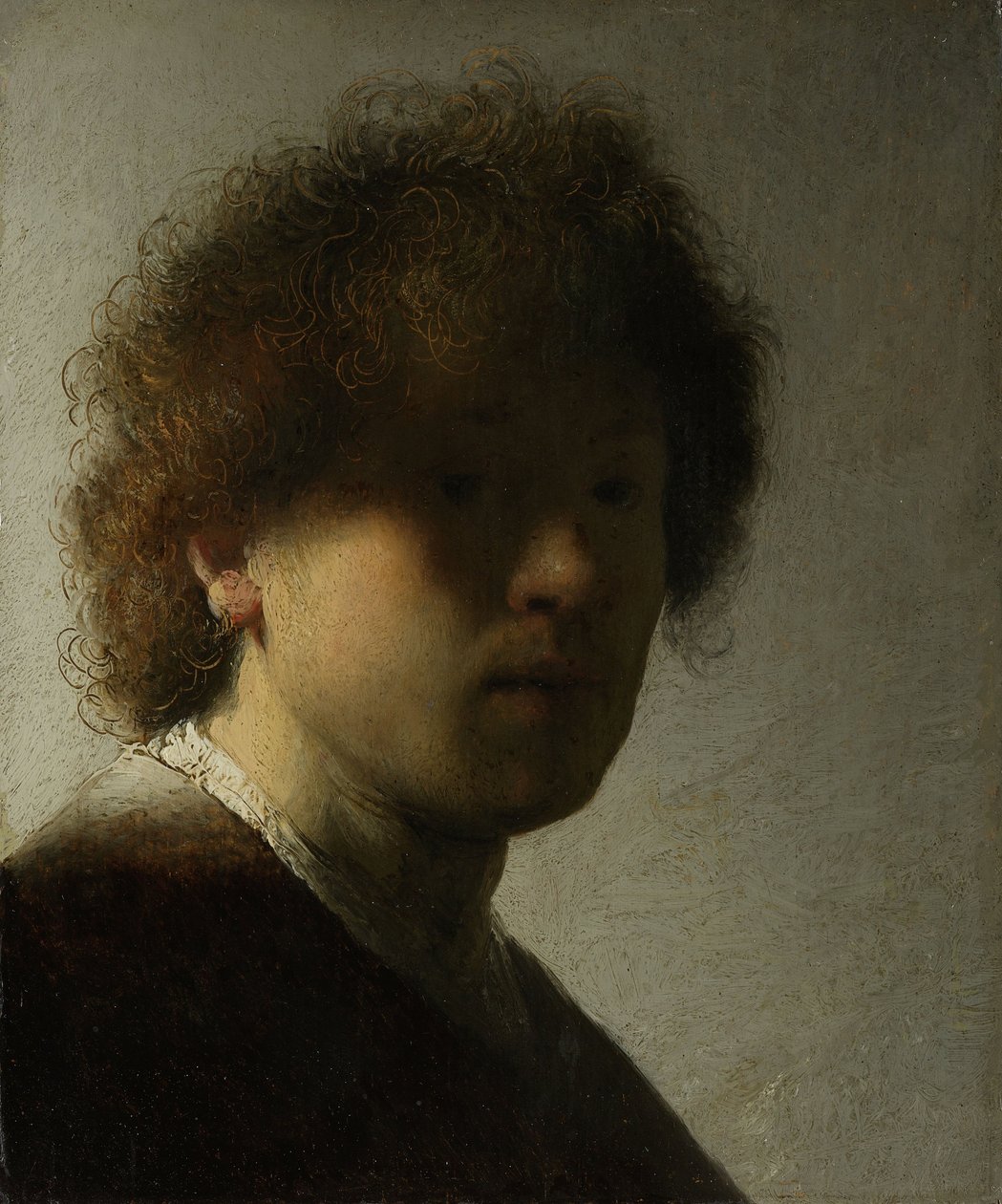 Selbstporträt als junger Mann von Rembrandt van Rijn