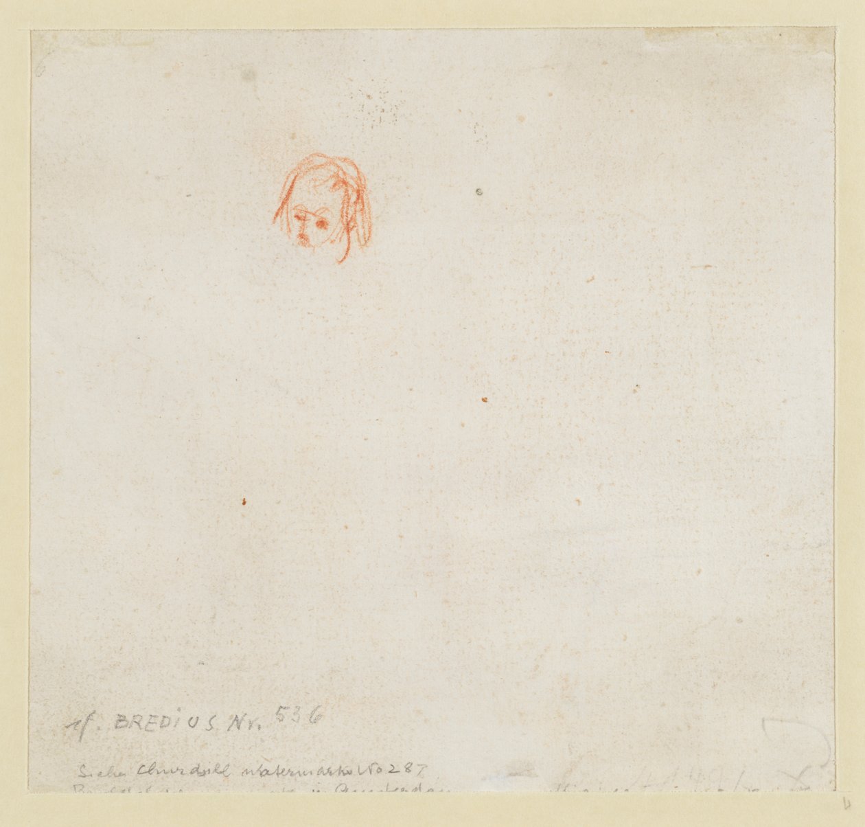 Kleine Studie eines Kopfes von Rembrandt van Rijn