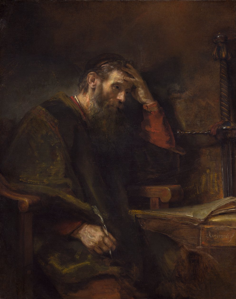 Der Apostel Paulus, ca. 1657 von Rembrandt van Rijn