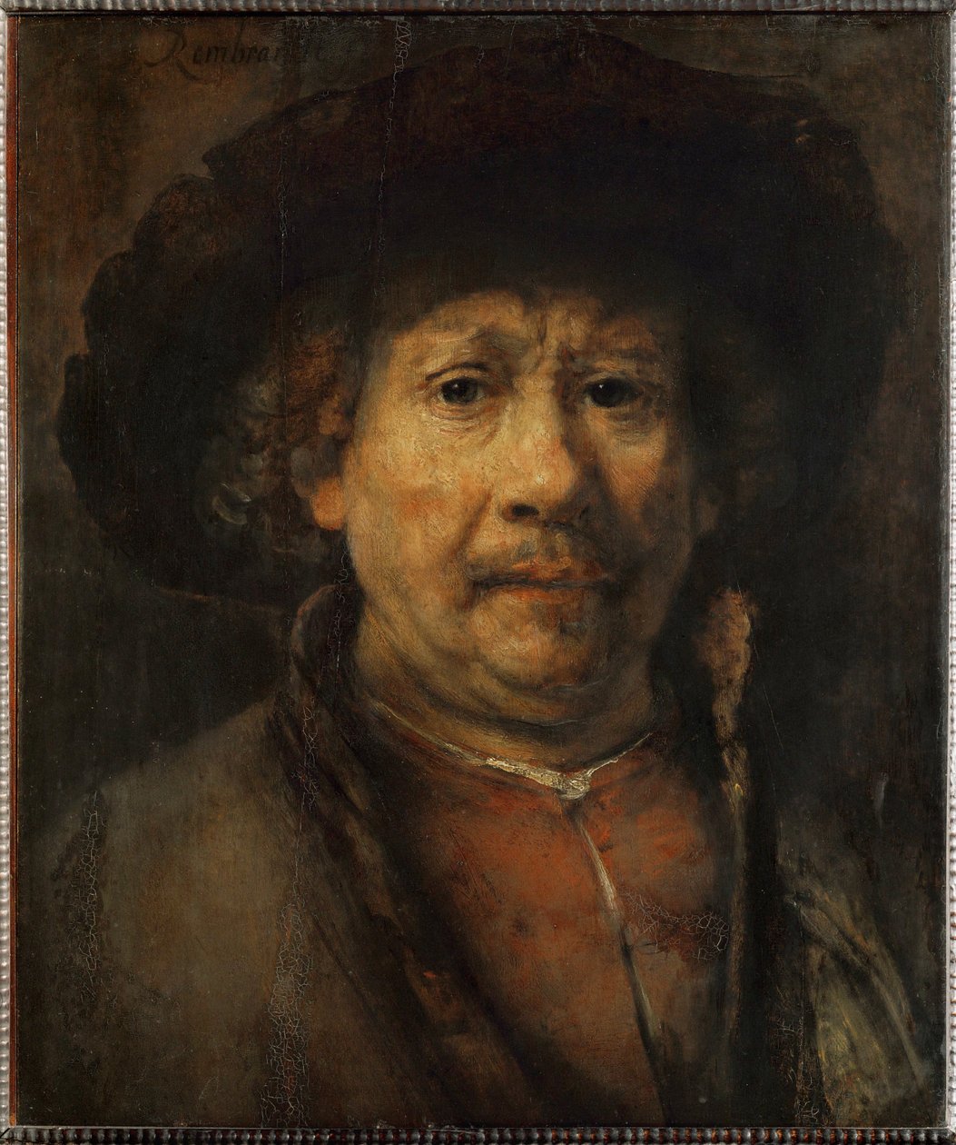 Das kleine Selbstporträt von Rembrandt Harmensz. van Rijn
