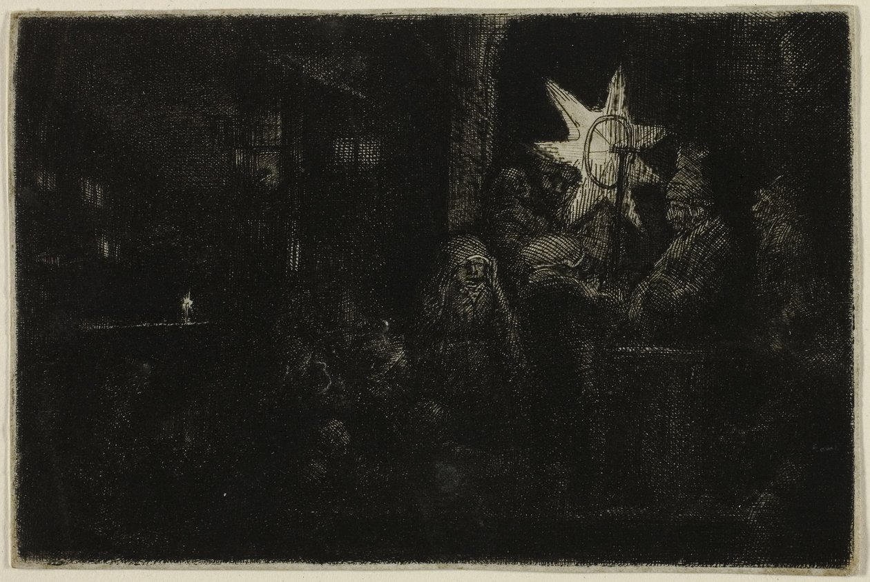 Der Stern der Könige: Ein Nachtstück, ca. 1651 von Rembrandt Harmensz. van Rijn