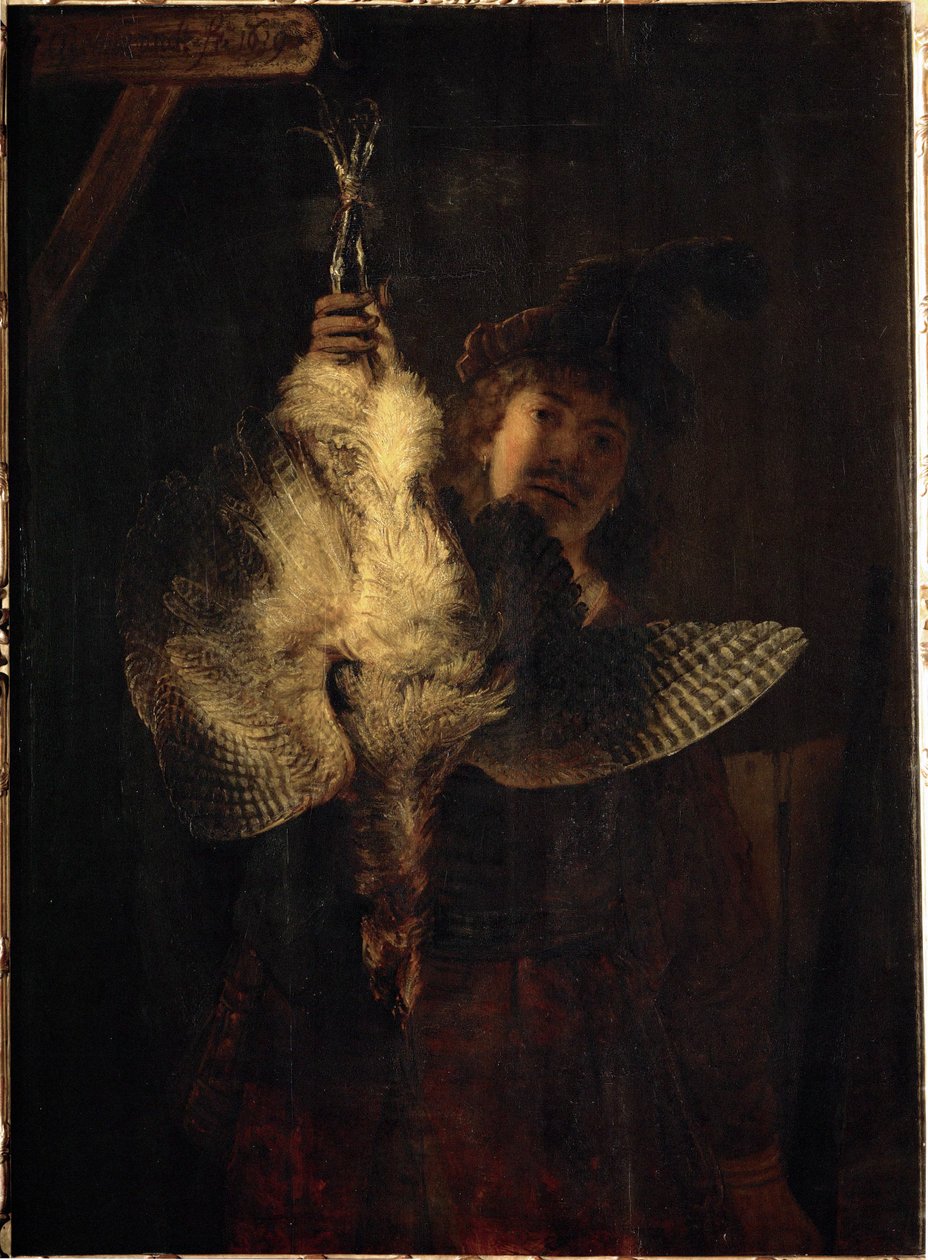 Der Rohrdommeljäger. Eiche von Rembrandt Harmensz. van Rijn