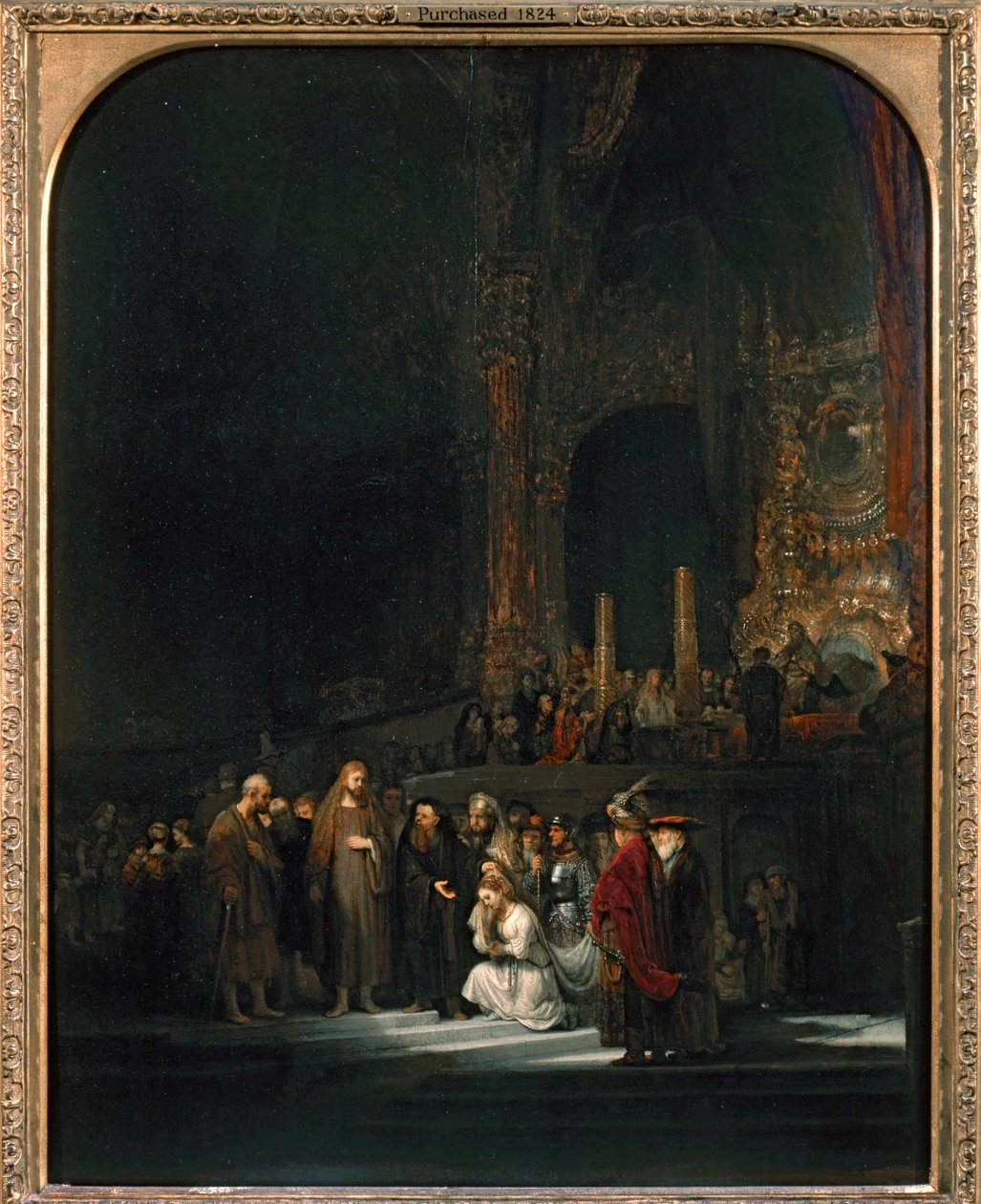 Die Ehebrecherin von Rembrandt Harmensz. van Rijn