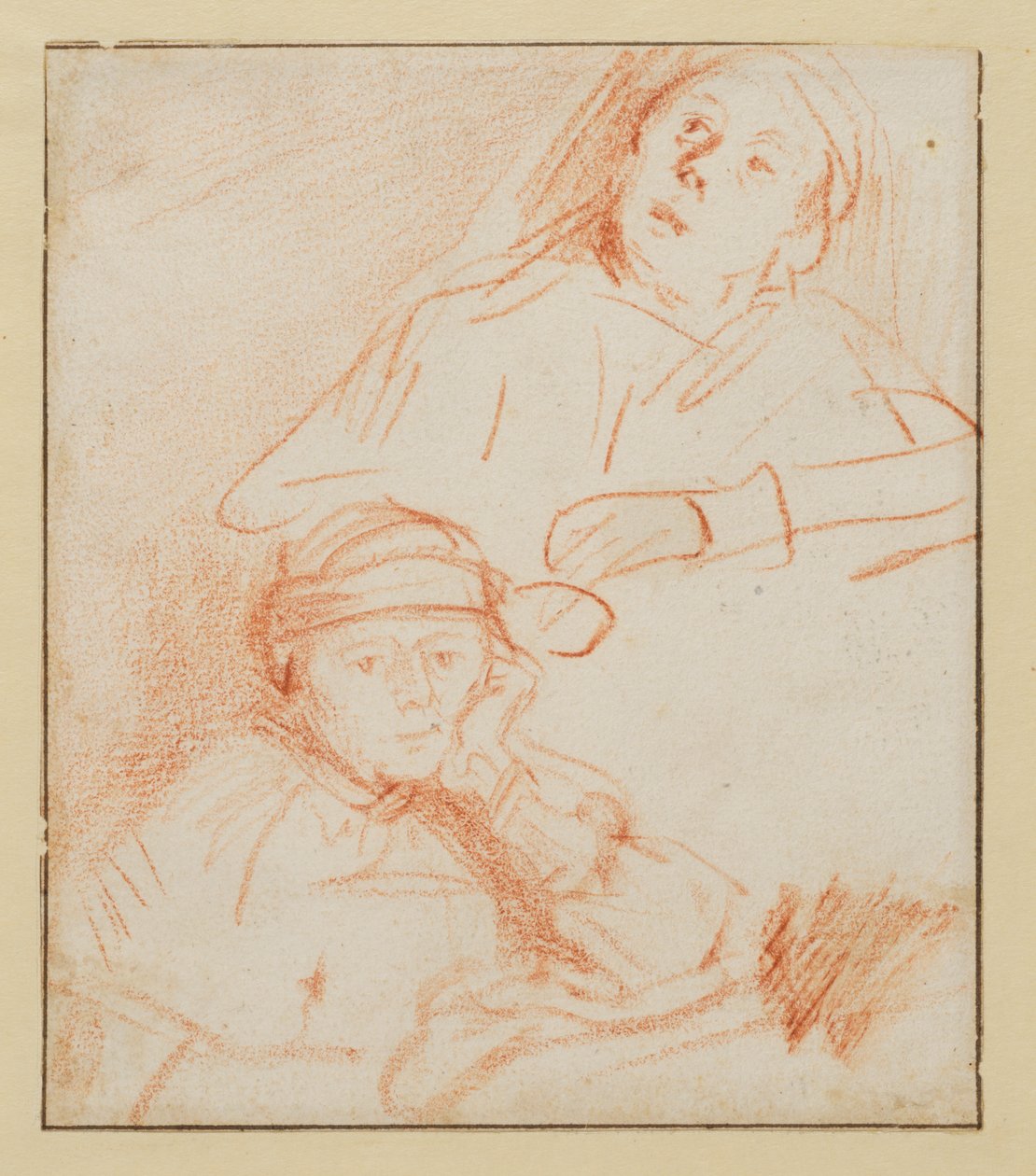 Zwei Studien von Saskia von Rembrandt van Rijn