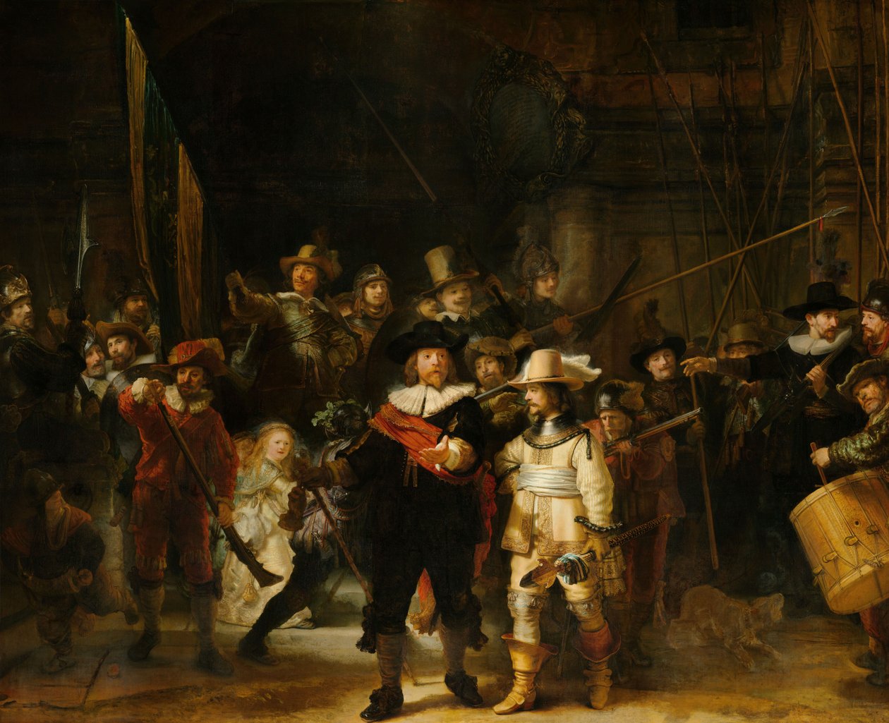 Die Kompanie von Frans Banning Cocq und Willem van Ruytenburgh, bekannt als die 
