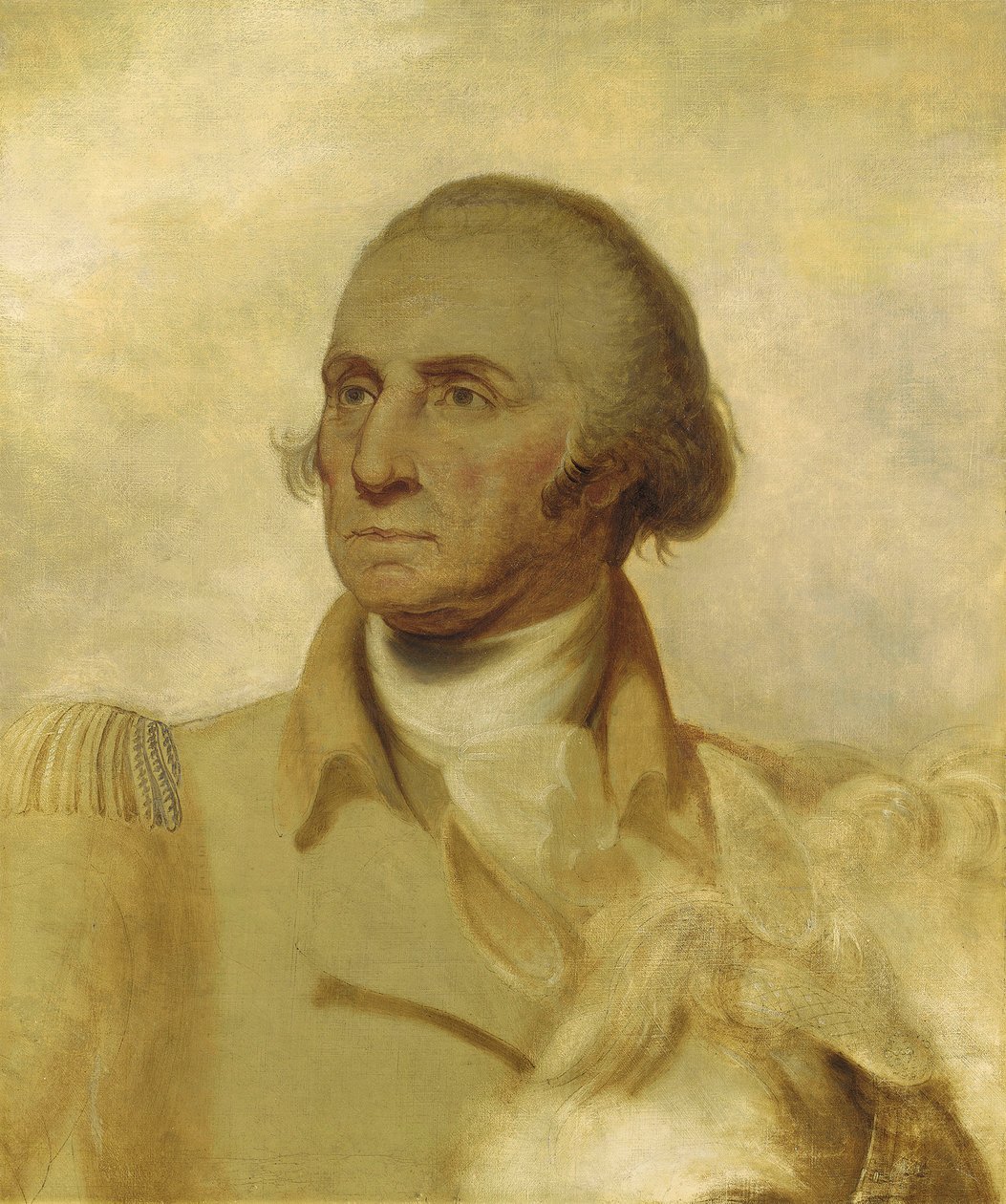 Skizze für ein Porträt von George Washington von Rembrandt Peale