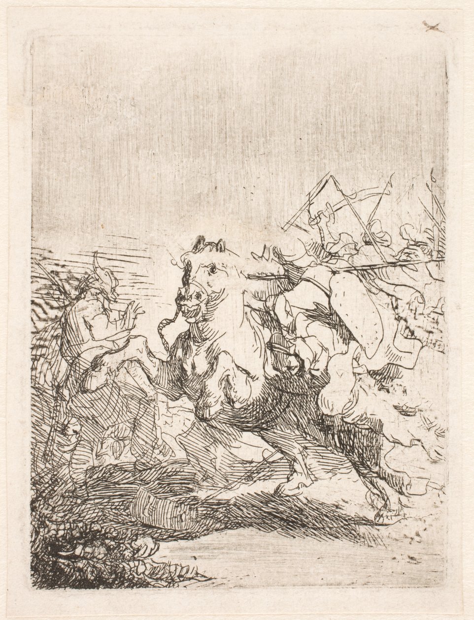 Ein Kavalleriekampf von Rembrandt van Rijn