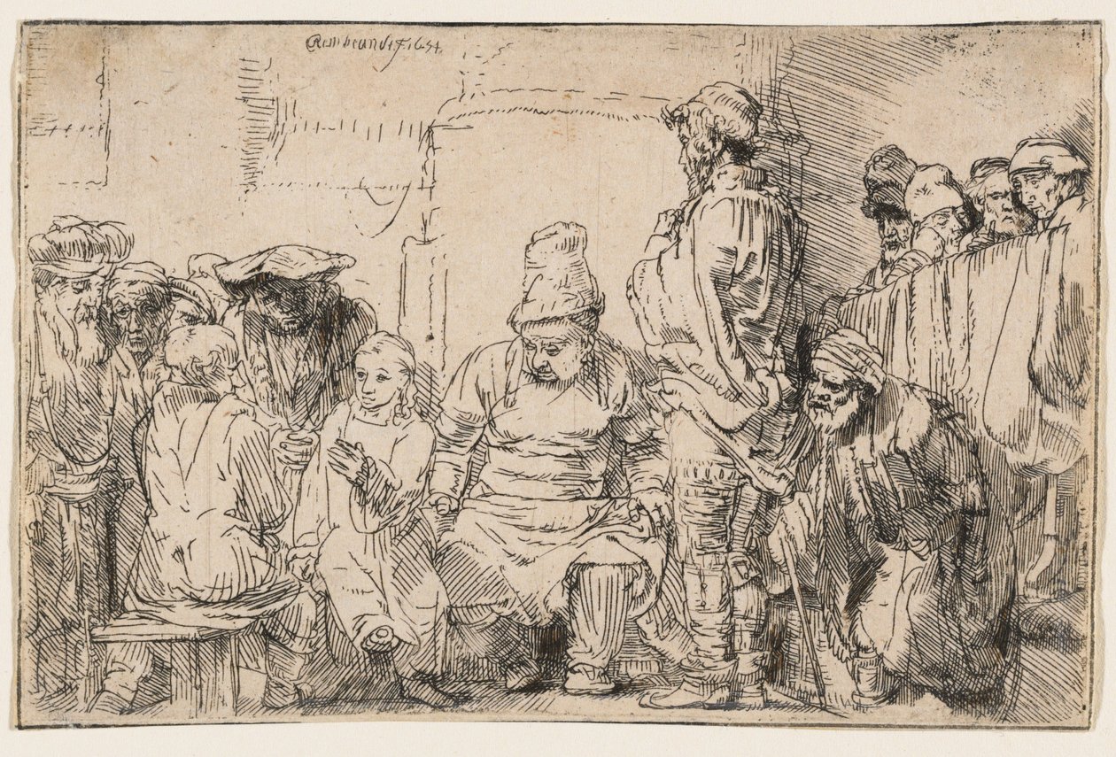 Christus im Gespräch mit den Gelehrten von Rembrandt van Rijn