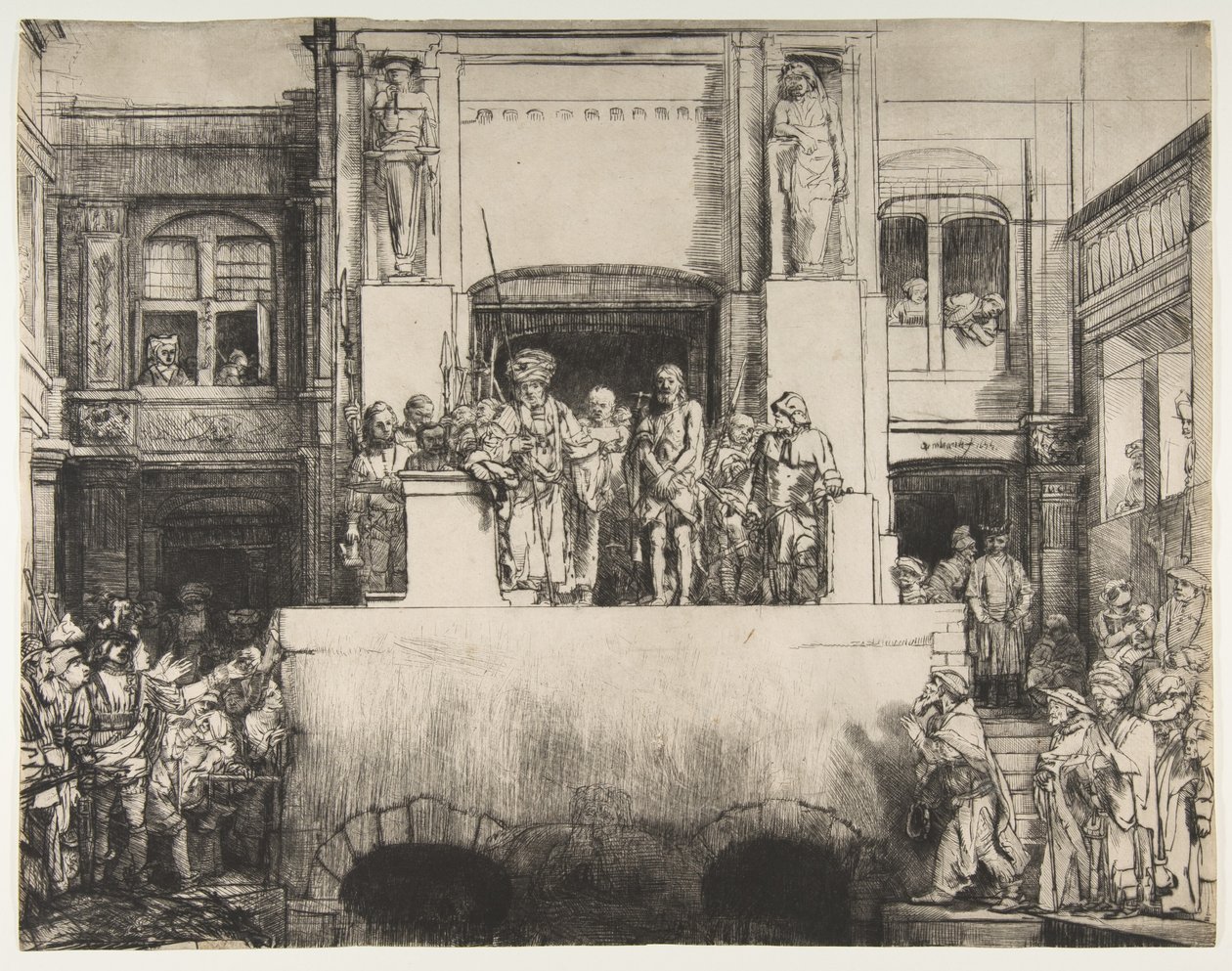 Christus dem Volk präsentiert, 1655 von Rembrandt van Rijn