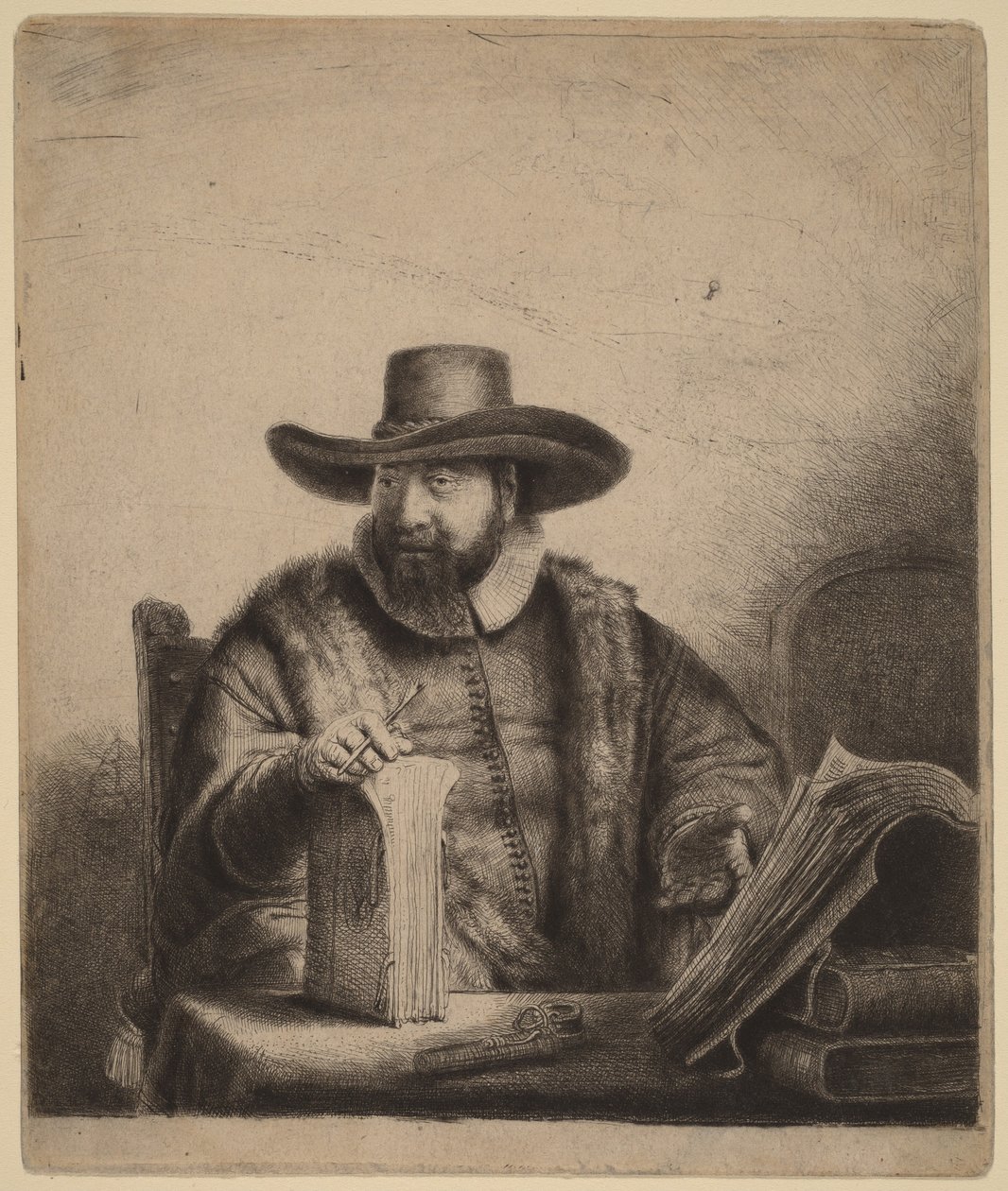 Cornelis Claesz Anslo von Rembrandt van Rijn