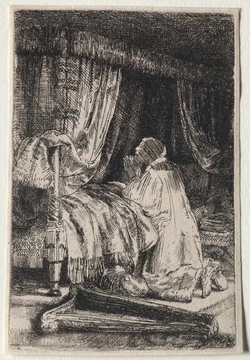 David im Gebet, 1652 von Rembrandt van Rijn