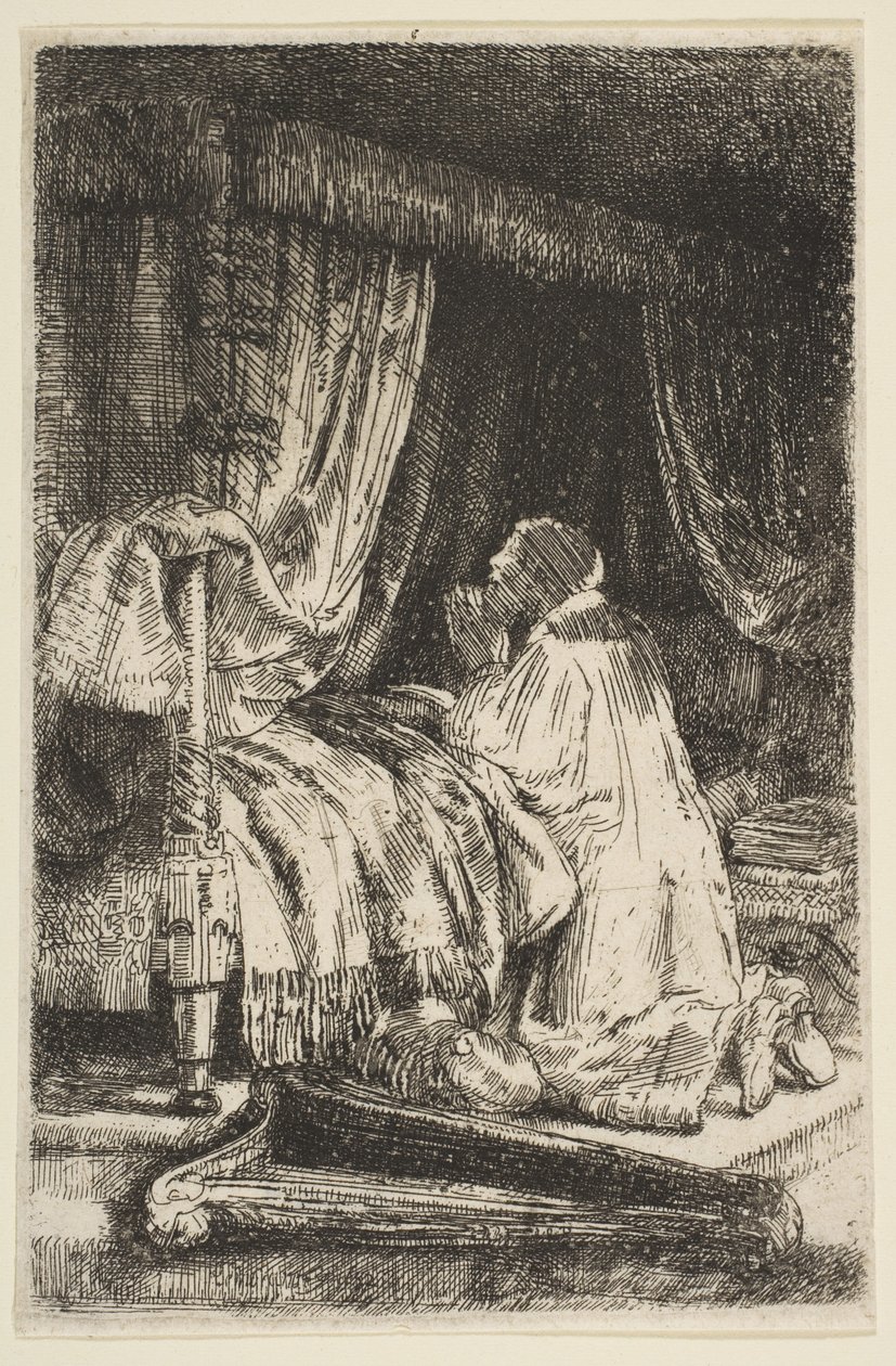 David im Gebet, 1652 von Rembrandt van Rijn