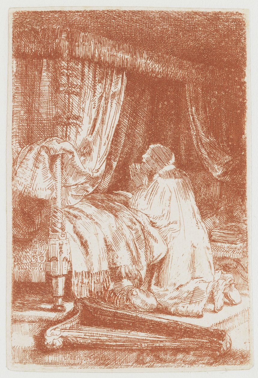 David im Gebet von Rembrandt van Rijn
