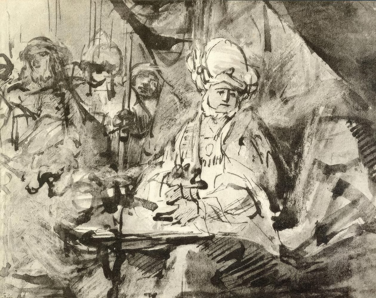 Die Handwaschung des Pilatus von Rembrandt van Rijn
