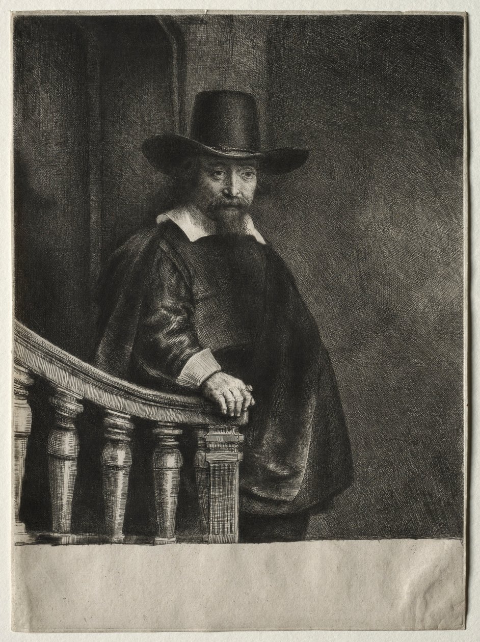 Ephraim Bonus, jüdischer Arzt, 1647 von Rembrandt van Rijn