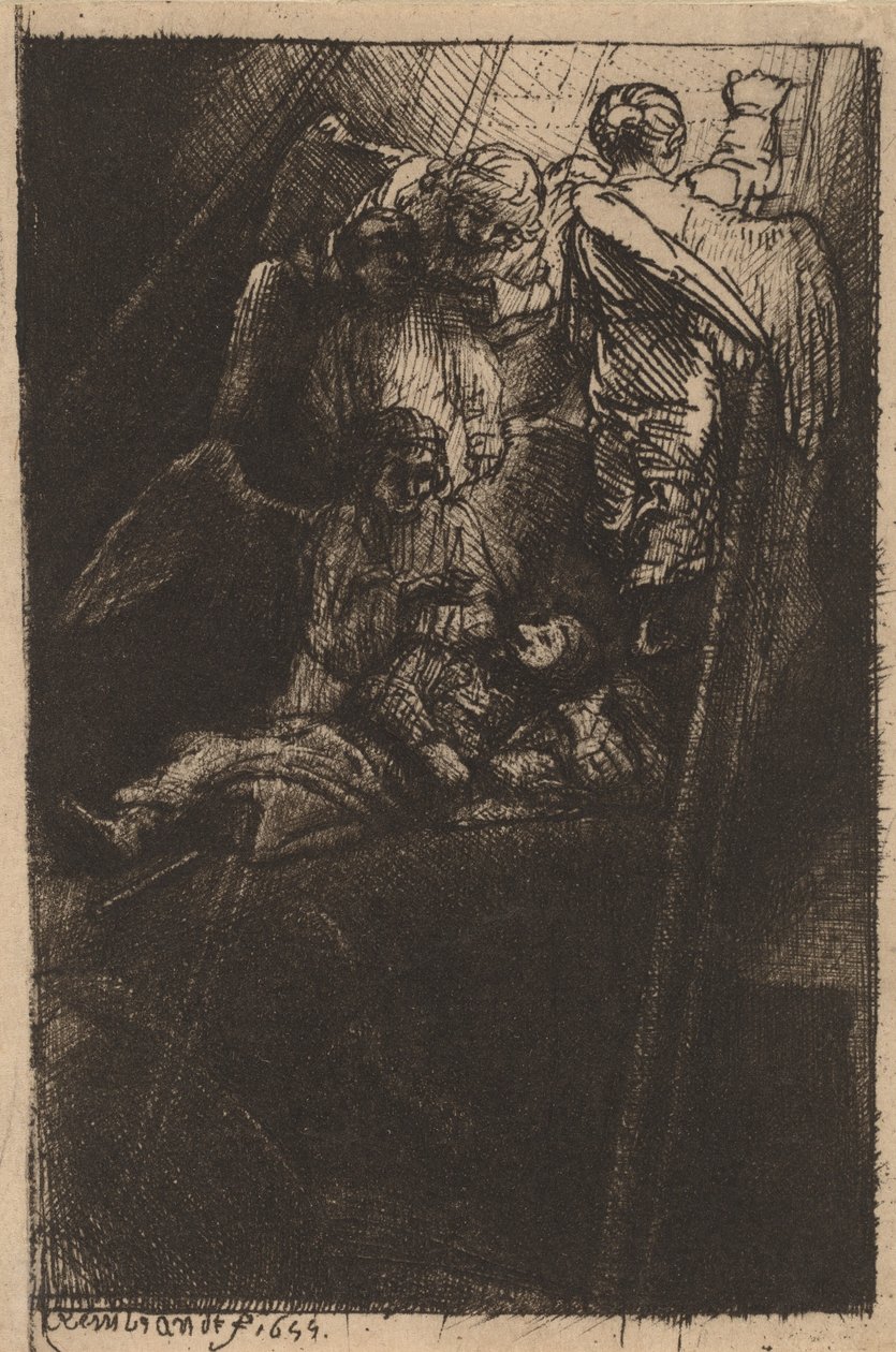 Jakobsleiter, 1655 von Rembrandt van Rijn