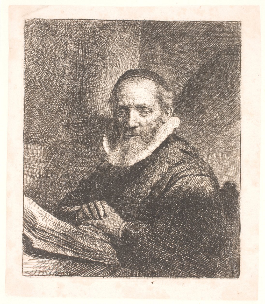Jan Cornelis Sylvius, Prediger (?) von Rembrandt van Rijn
