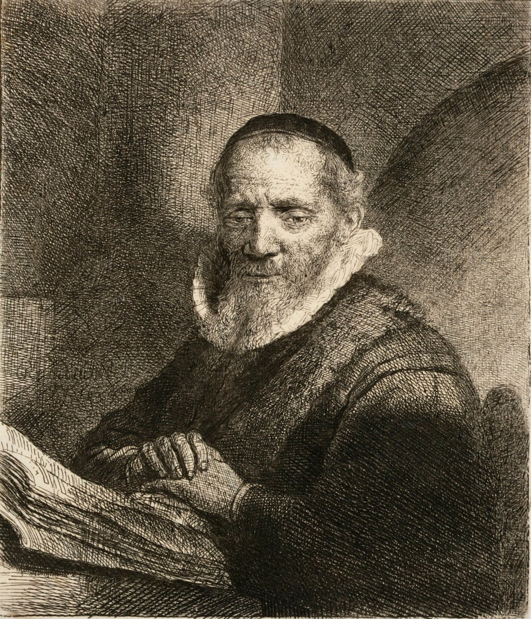 Jan Cornelisz. Sylvius, der Prediger von Rembrandt van Rijn