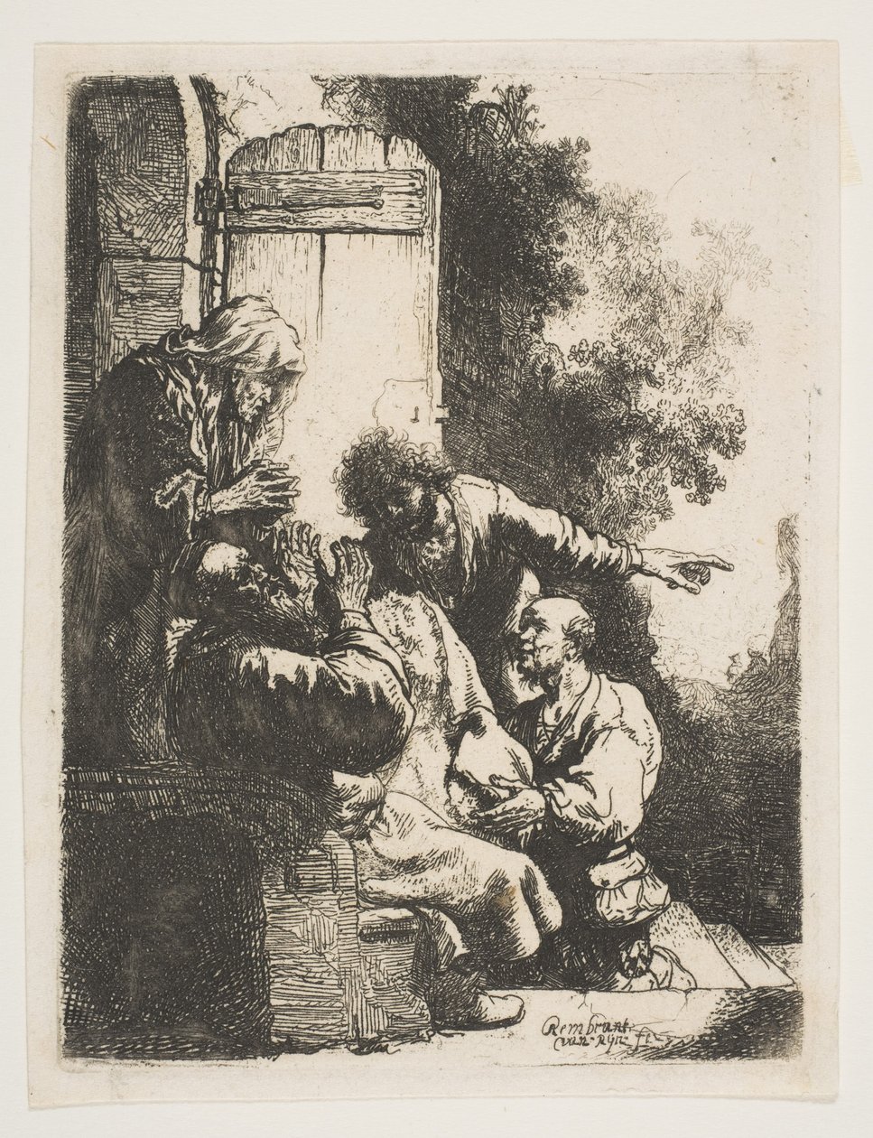 Josephs Mantel wird zu Jakob gebracht, ca. 1633 von Rembrandt van Rijn