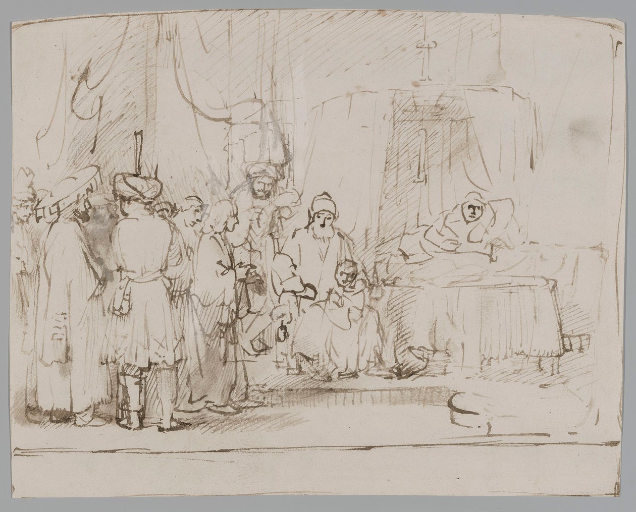 Josef erzählt seine Träume seinen Eltern und Brüdern von Rembrandt van Rijn