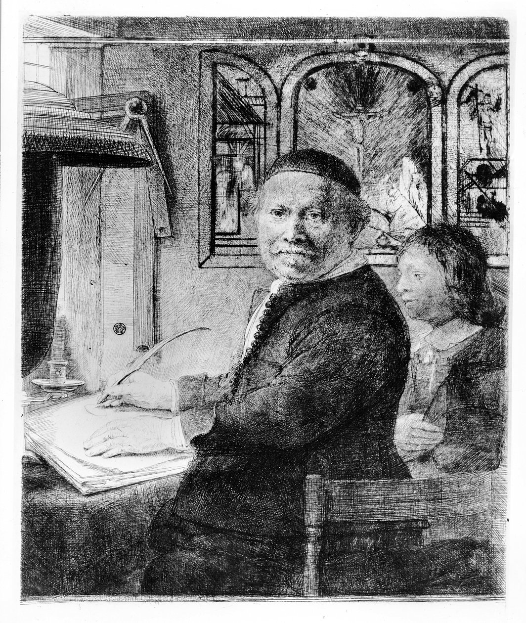 Lieven Willemsz van Coppenol, ca. 1658 von Rembrandt van Rijn