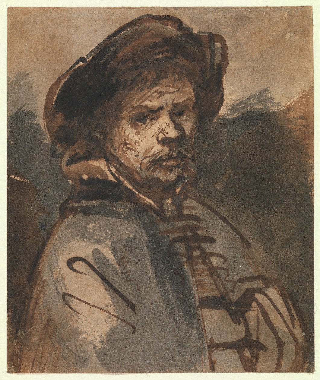 Selbstporträt, 1635-40 von Rembrandt van Rijn