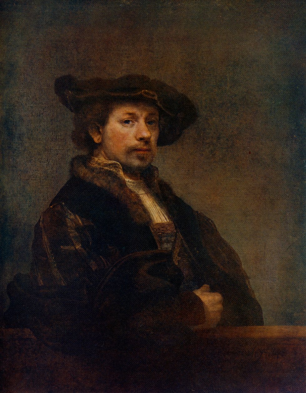 Selbstporträt im Alter von 34 Jahren, 1640, 1912 von Rembrandt van Rijn