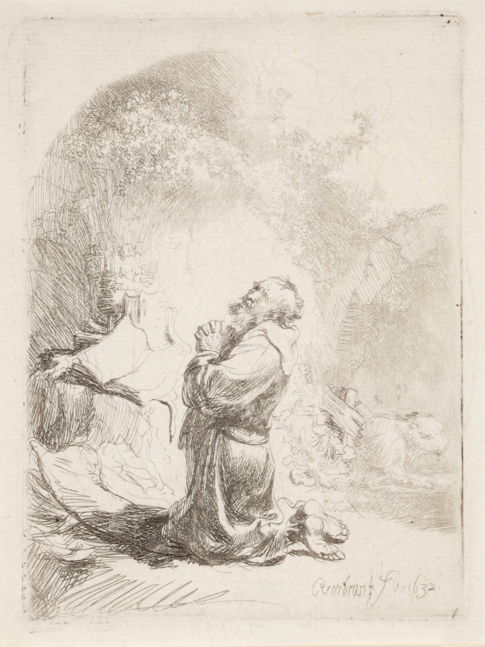 Der heilige Hieronymus im Gebet von Rembrandt van Rijn