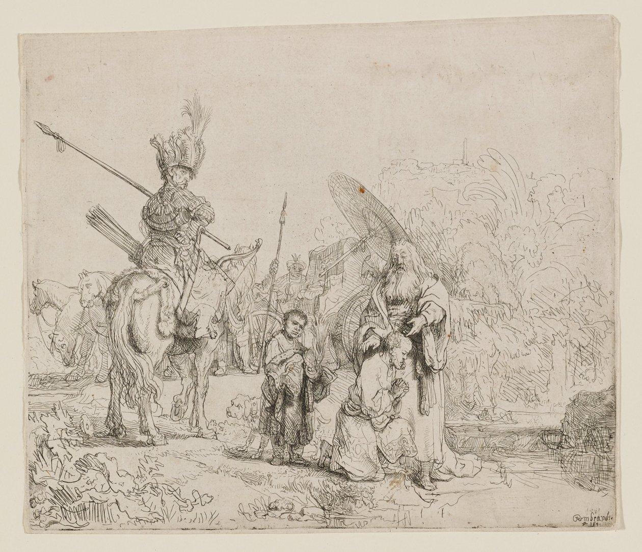 Die Taufe des Eunuchen von Rembrandt van Rijn