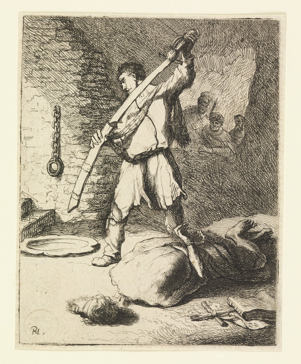 Die Enthauptung Johannes des Täufers von Rembrandt van Rijn