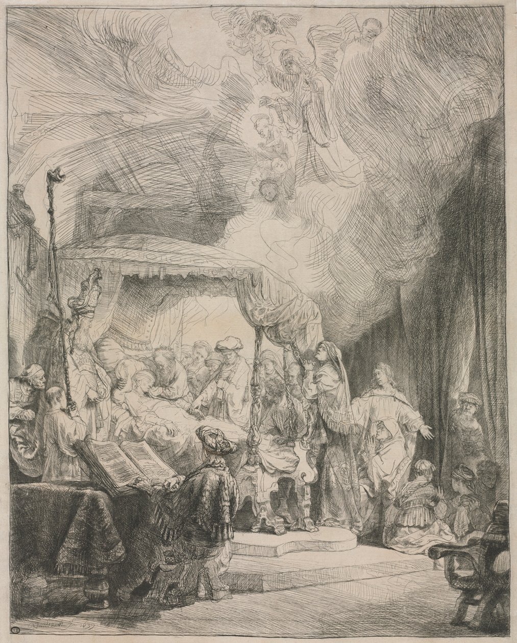 Der Tod der Jungfrau, 1639 von Rembrandt van Rijn