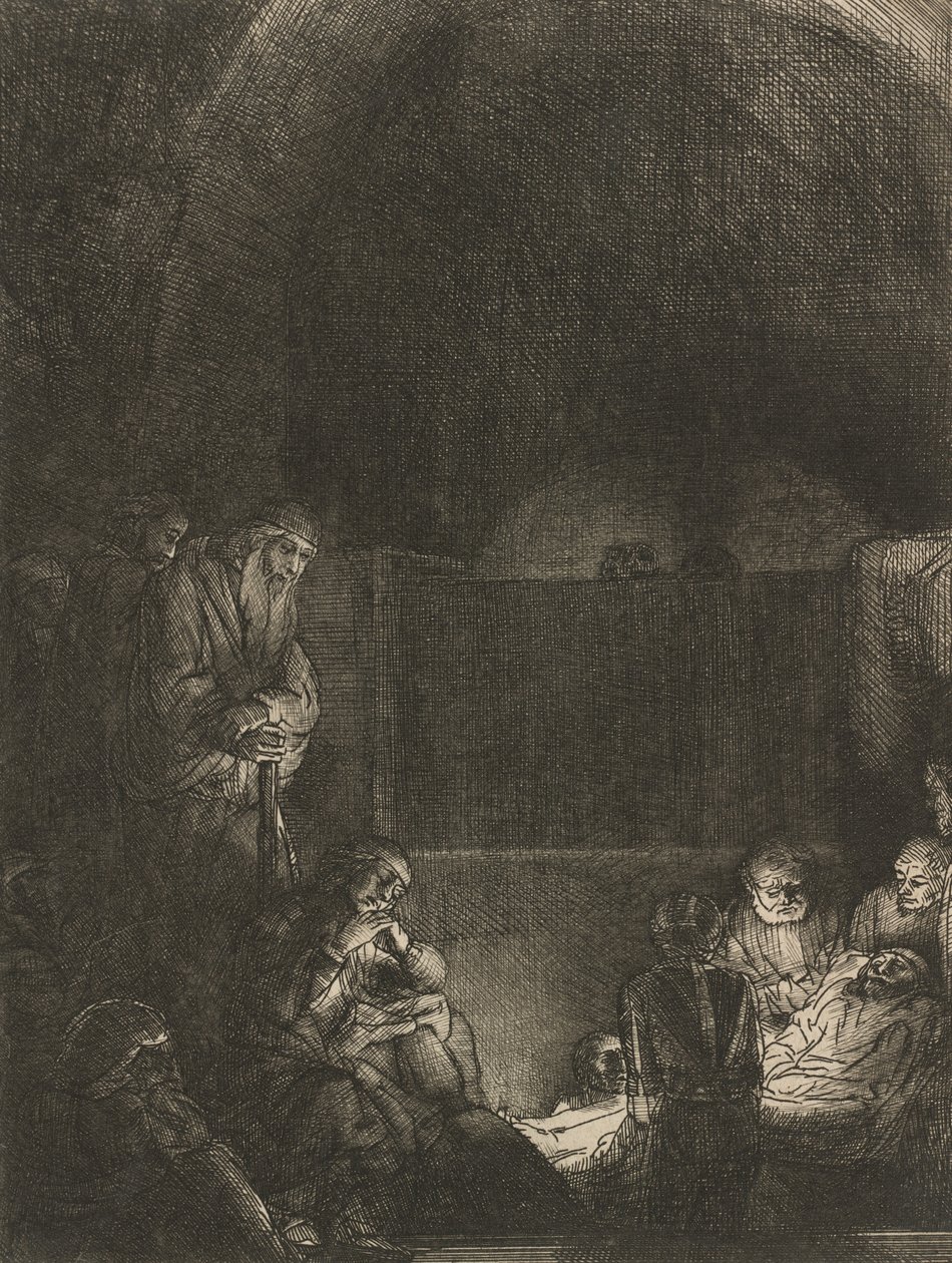 Die Grablegung, ca. 1654 von Rembrandt van Rijn