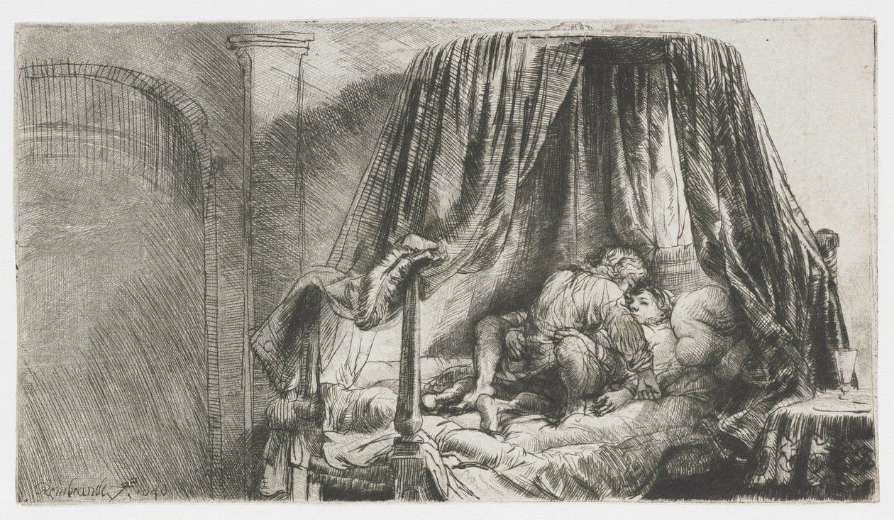 Das französische Bett von Rembrandt van Rijn