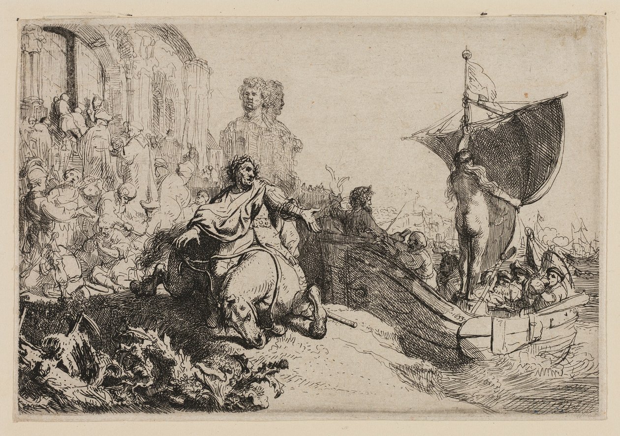 Das Schiff des Glücks von Rembrandt van Rijn