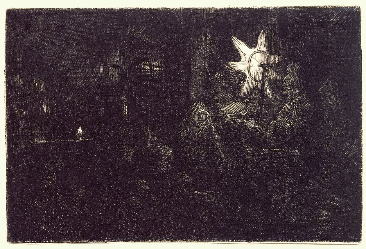 Der Stern der Könige von Rembrandt van Rijn