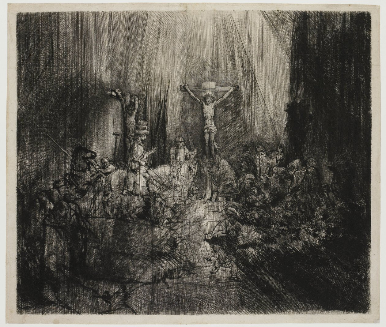 Die drei Kreuze von Rembrandt van Rijn