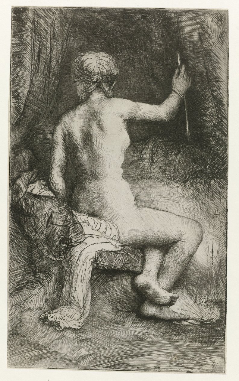 Die Frau mit dem Pfeil von Rembrandt van Rijn