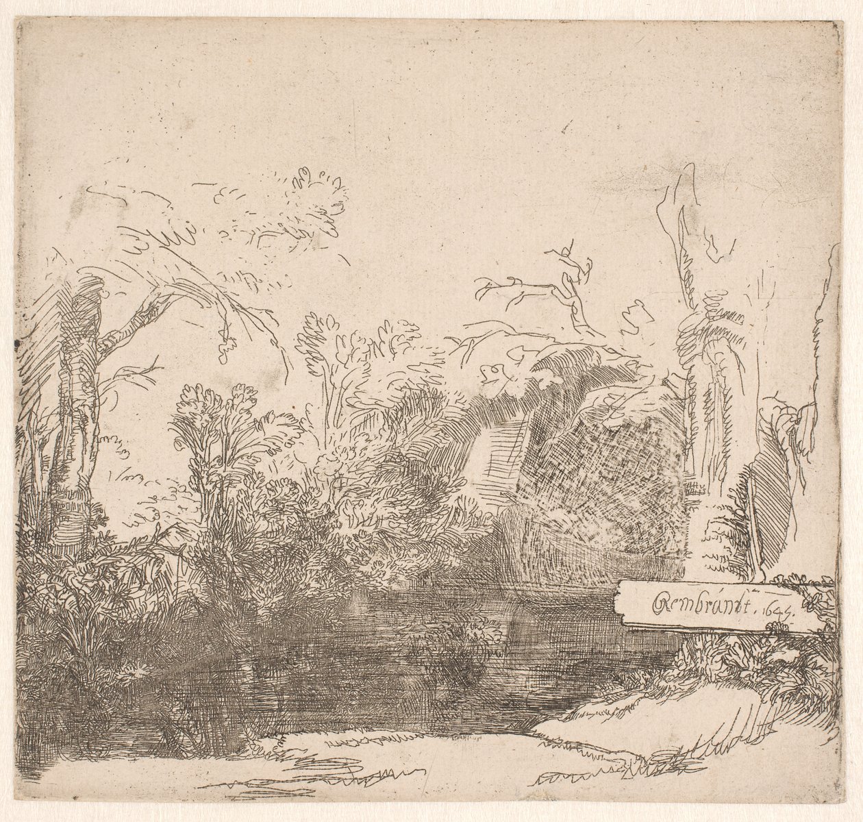 Das Bootshaus von Rembrandt van Rijn