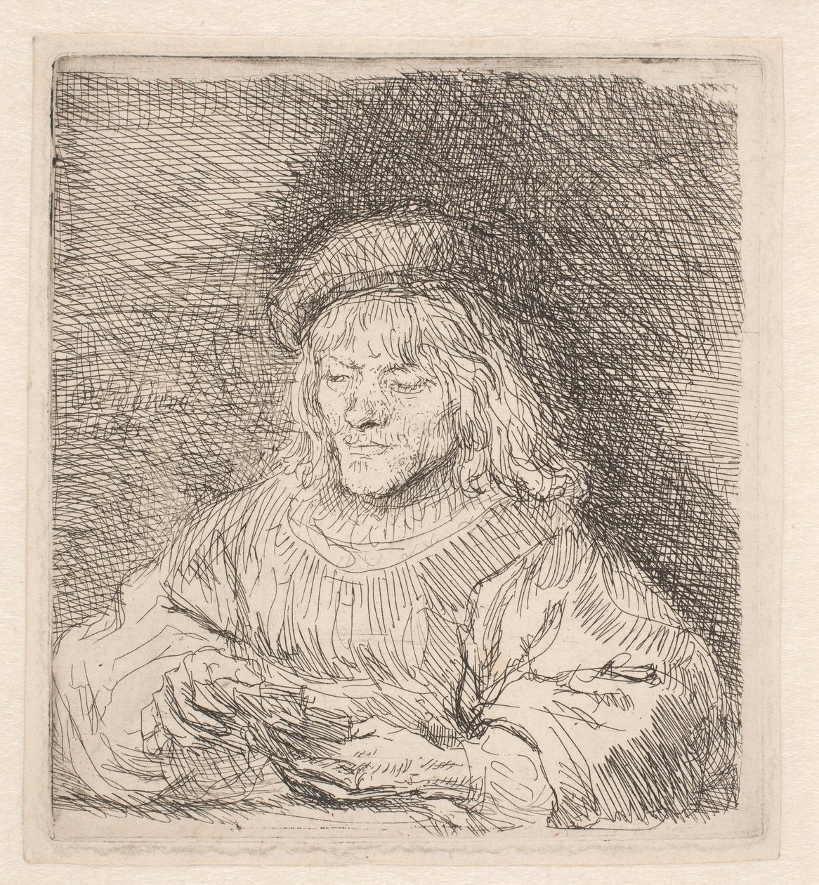 Der Kartenspieler von Rembrandt van Rijn