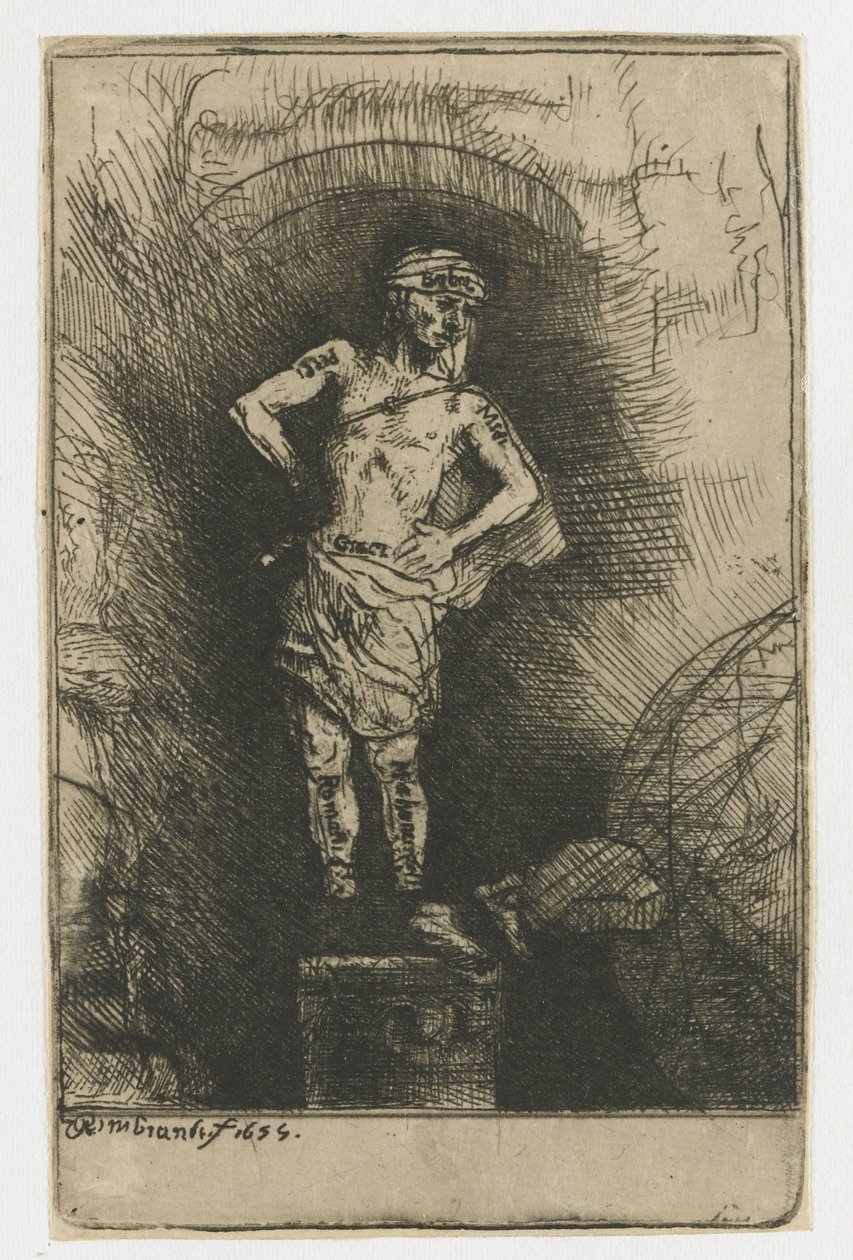 Das Bild, das Nebukadnezar sah von Rembrandt van Rijn