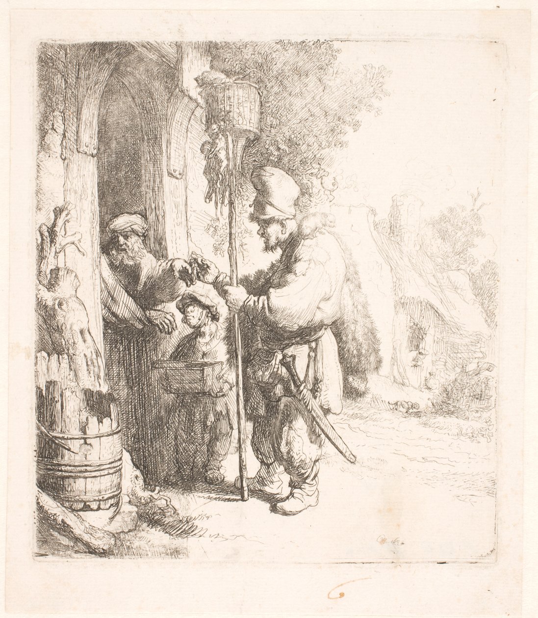 Der Rattenfänger von Rembrandt van Rijn