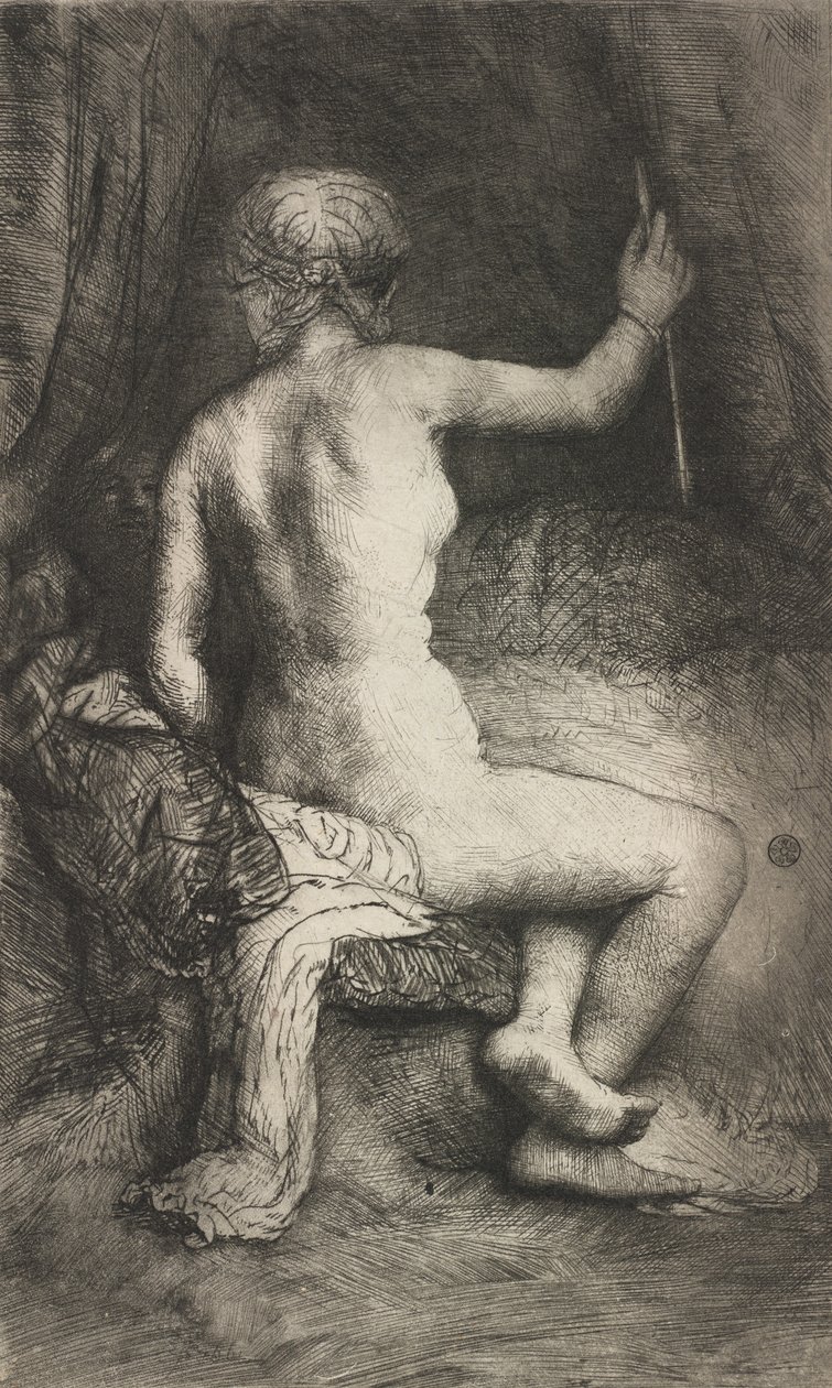 Frau mit dem Pfeil, 1661 von Rembrandt van Rijn